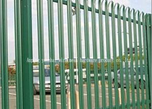 China Hot Dipped Galvanised Steel Security Fencing , Palisade Security Fence on sale