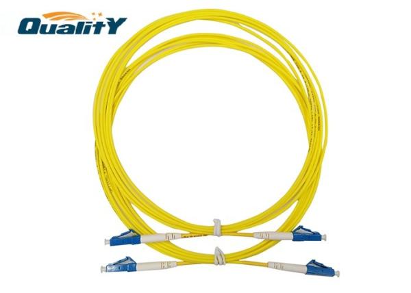 Quality 3m Length LC UPC Connector / Single Mode Fiber Patch Cord Fiber Optic Patch Cord / LC LC Patch Cord for sale