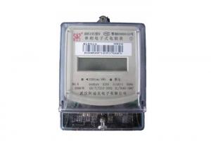 China Optical Port Single Phase Electric Meter Active Energy Measurement RS485 Communication on sale