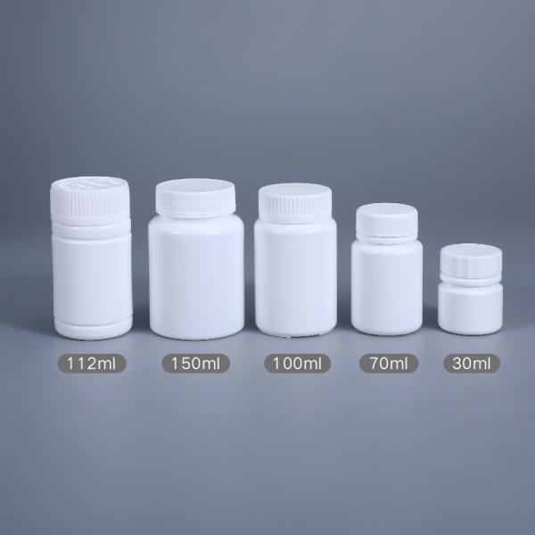 SCREW CAP 120ml Empty Capsule Plastic Bottle with Child Proof Lid