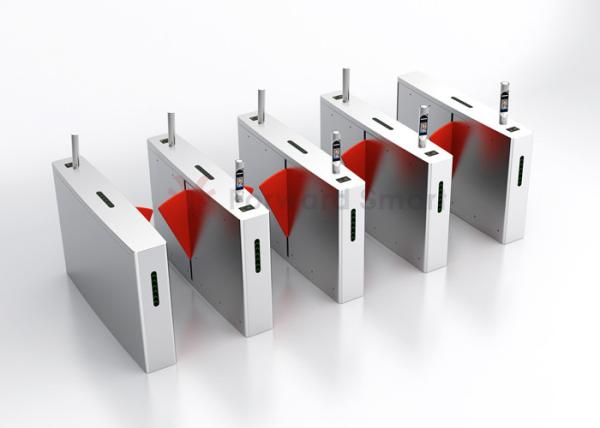 Quality Flap Swing QR Reader Anti Pinch Access Control Turnstile for sale