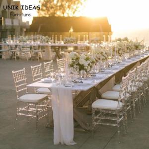 Buy cheap Couple Wedding Banquet Chairs With Cushion Stacked Disassembly 40x40x92cm product