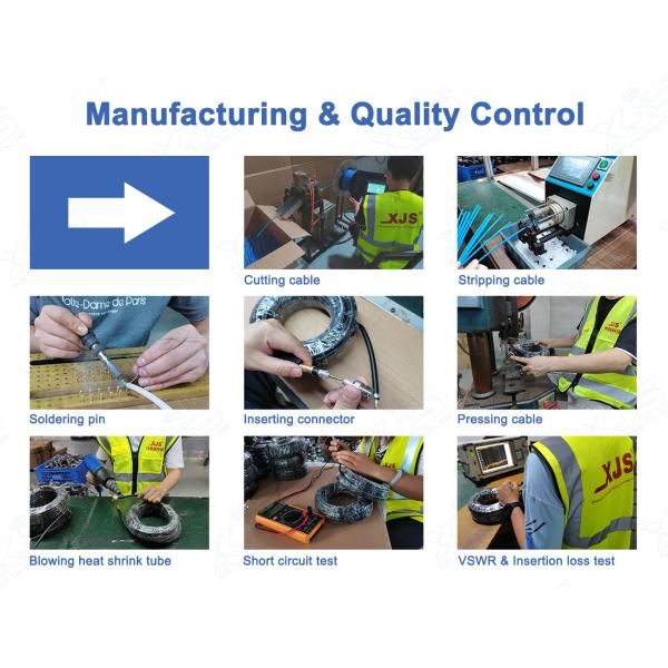 Good Electromagnetic Shielding Antenna Cable Assembly LMR 400 Jumper Cable