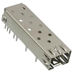 Buy cheap 2227023-1 Position SFP Cage Connector Press-Fit Through Hole Right Angle Shielded No Light Pipe product