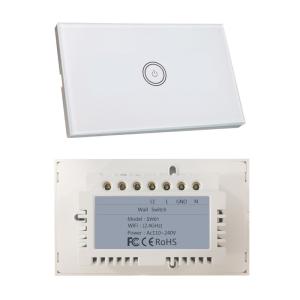 1-4 Gang Timing Touch WIFI Remote Control Switch Fire Restriction PC Panel
