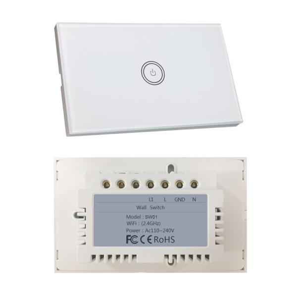 Quality 1-4 Gang Timing Touch WIFI Remote Control Switch Fire Restriction PC Panel for sale