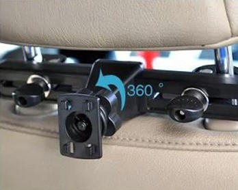 10.1 Inch HD Dual Core Taxi Digital Signage , Car Headrest Digital Advertising Screens