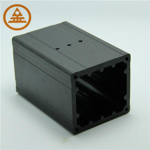 Quality Black Aluminium Square Hollow Section Wear Resistant For Electronic Field for sale