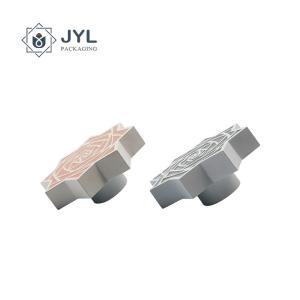 Flower Shaped Zamac Perfume Cap For High End Niche Brand Customized