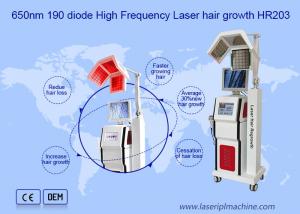 China Stimulators 650nm Diode Laser Hair Growth Machine With Camera Detector on sale