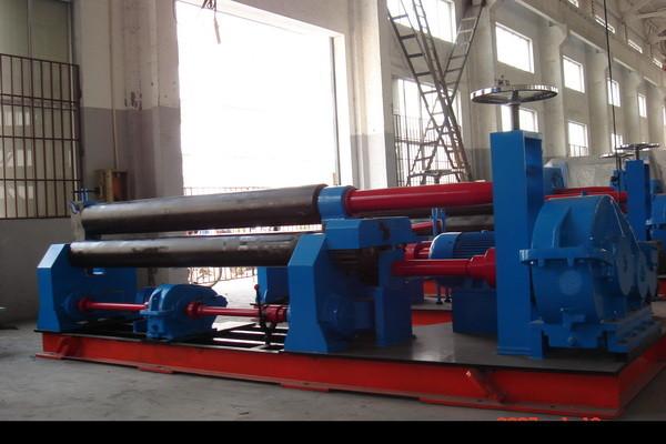 Quality Three Roller Plate Roll Bending Machine Mechanical Symmetrical 245Mpa for sale