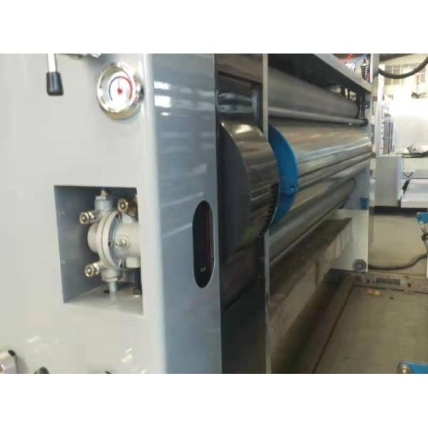 Rotary Corrugated Box Die Cutting Machine , Flexo Printer Slotter Machine