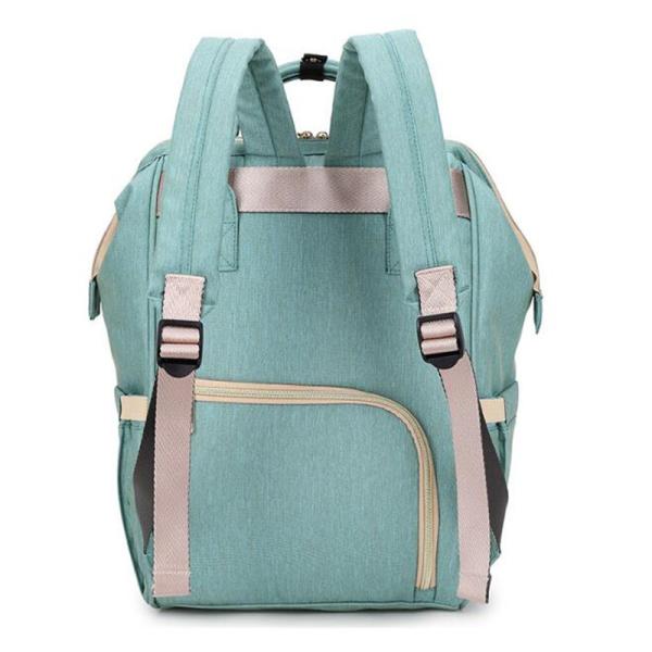 Fashionable Baby Care Nappy Changing Bags , Durable Green Infant Diaper Bag