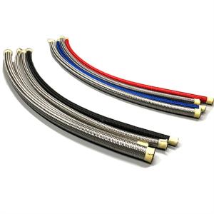 AN4 AISI304 Braided Ptfe PTFE Hose For High Temperature Fluid