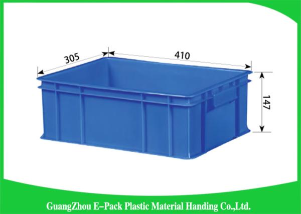 Quality Logistics Bins Plastic Stackable Containers Moving Crates Boxes for sale