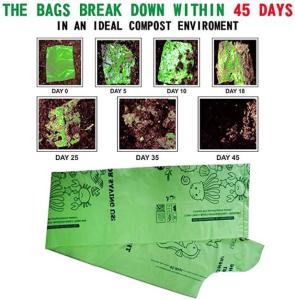 China Trash Bag Recycling Garbage Bags For Kitchen Bathroom Yard Office Wastebasket Car, Recycling bags Degradable Waste baske on sale