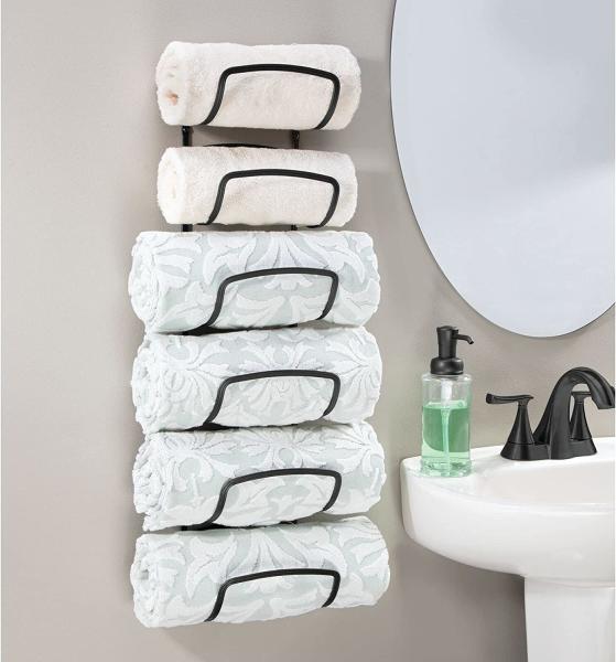 Quality Stainless Steel Bathroom storage Shelf with Towel Bar Shower Rectangular Rack Wall Mounted Cosmetic Holder for sale