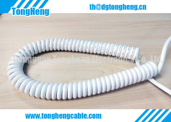 UV Resistant Fatigue Test Verified TPU Coiled Cable