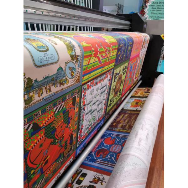 Computer Control Cotton Roll To Roll Fabric Printer 360dpi