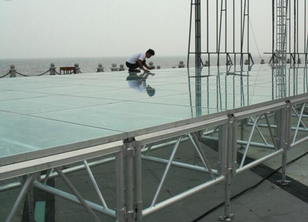 Quality Professional18mm Acrylic Stage Platform with Adjustable Stage legs for sale