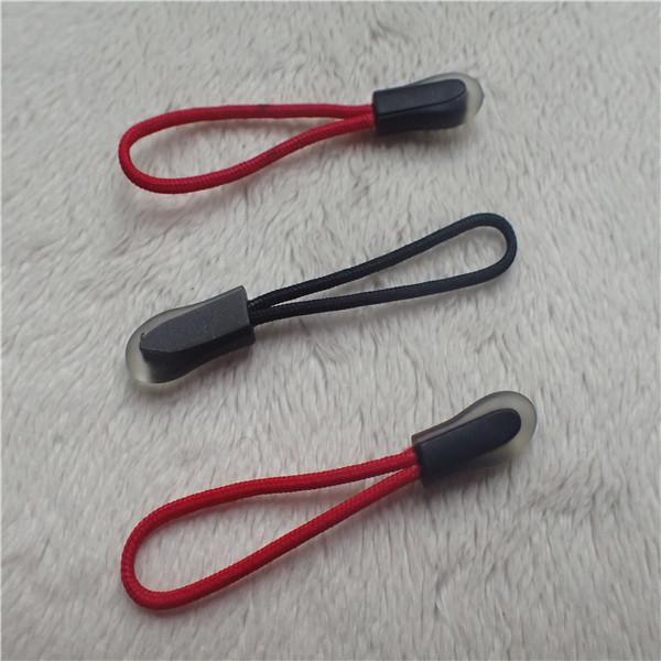 Quality Outside Wear Zip Fastener Puller With Transparent Outline Border for sale