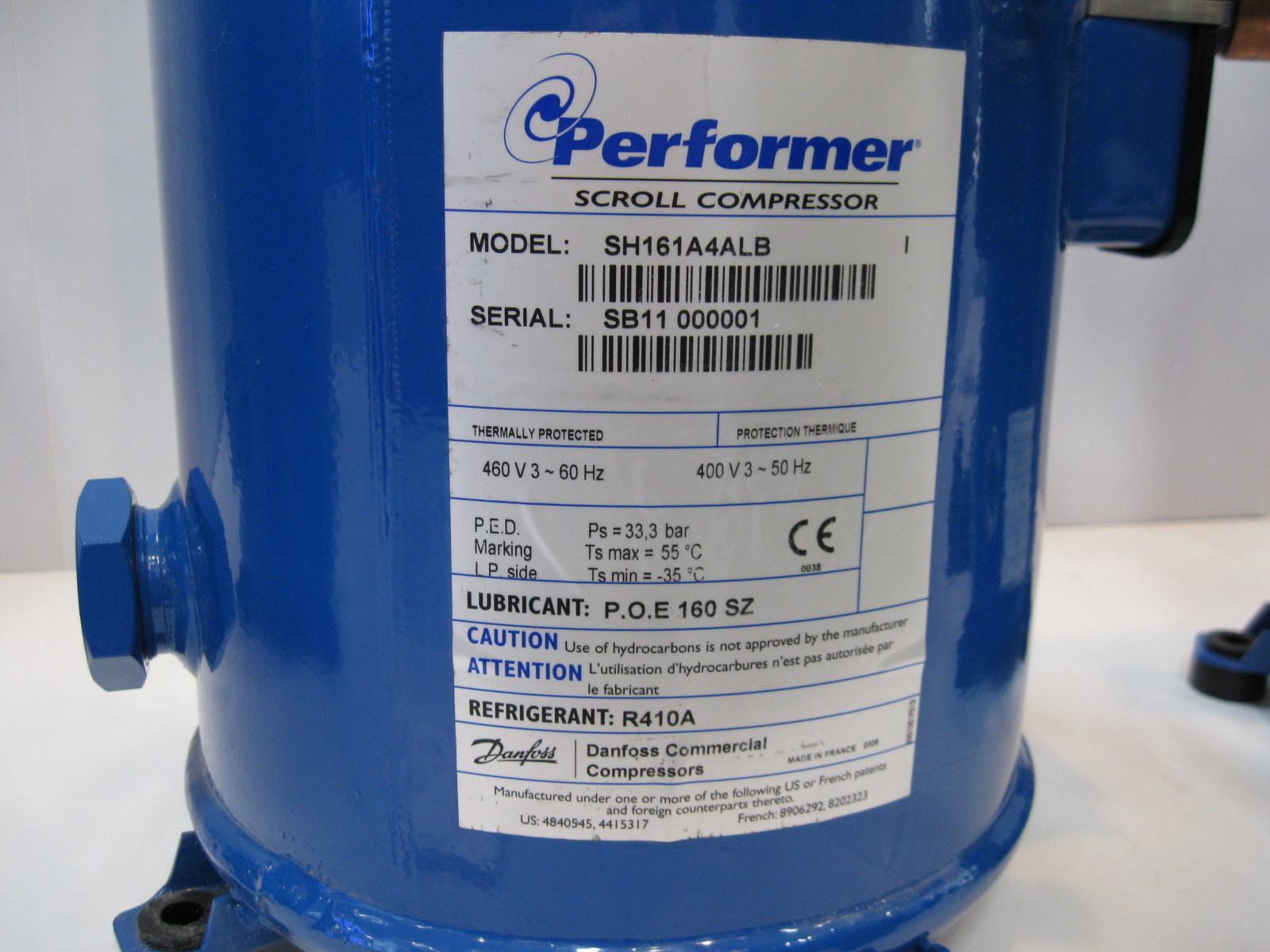 SM100S3VC Danfoss Scroll Compressor 8HP SM100-3VM Refrigeration Equipment Compressor
