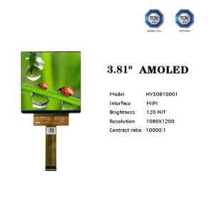 China 3.81 Inch AMOLED LCD Display Small OLED Screen 1080x1200 H381DLN01 on sale