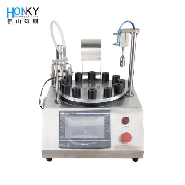 Quality 30BPM Roll On Small Bottle Filling Machine For Perfume Sample Capping for sale