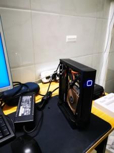 China SKTC SPCC ABS Thin PC Cabinet For Mini-ITX Motherboard on sale