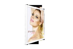 Sliver Color Super Slim 22mm Thickness LED Light Box Snap Open Energy Saving LM80 Listed