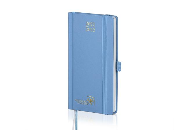 Quality Hardshell Spiral Bound Academic Planner Customization Dusty Blue for sale