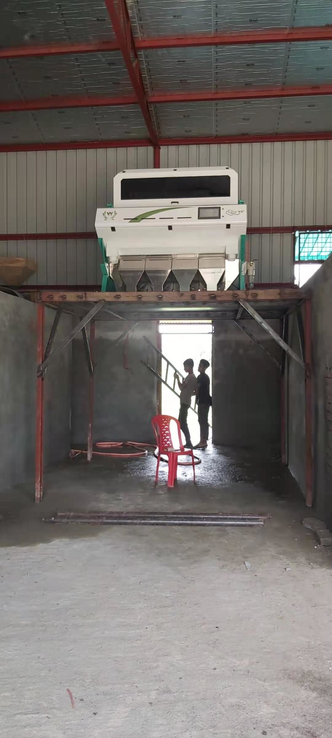 Fried Onion Vegetable Sorting Machine High Resolution CCD Image Acquisition