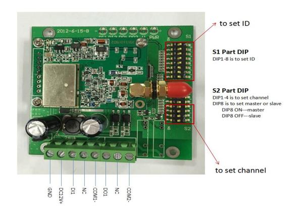1W Wireless Pump Controller Remote Pump ON OFF Control 2km Embedded Wireless