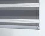 Fabric Manual Zebra Blind Curtain Half Blackout Waterproof For Home Hotel