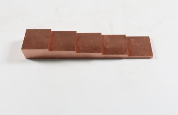 Quality 5-step wedge test block 2.5-12.5mm calibration copper alloy block for sale