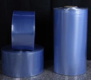 Buy cheap Clear PVC Heat Shrink Wrap 45% Polyvinyl Chloride With 38dyn / Cm Surface Tension product