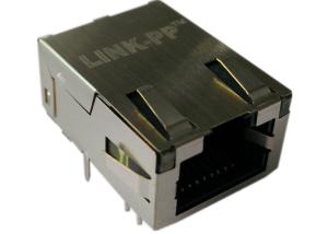 China Low-Profile RJ45 Jack LPJK7436A98NL 1000Base-T Industrial Ethernet on sale