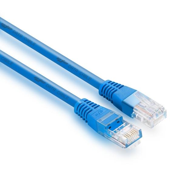 Quality Bulk BC Cat 5e Patch Cord Customized Cat5e Blue Cable PVC Jacket Type for sale
