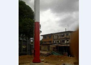 Buy cheap Green Field Monopole Telecom Tower Painted Surface Camouflage Telecom Tower product