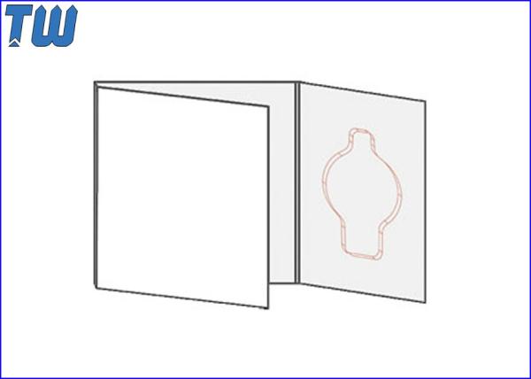 Quality Keychain USB Web Key 3 Fold Promotional Paper Card Direct Web Link for sale
