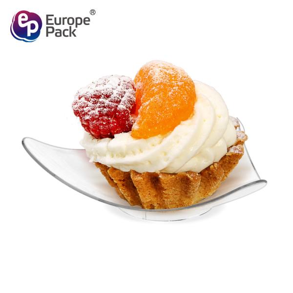 Quality Factory direct disposable plastic tableware Irregular style small sauce dish for sale