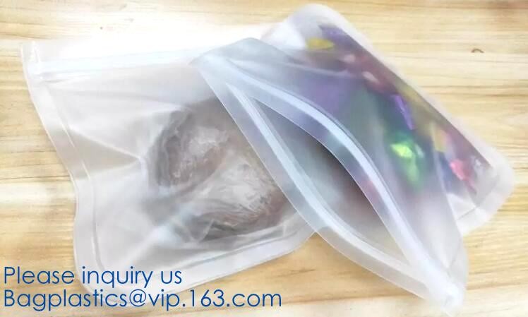 Round bottom polypropylene zip lock bag, CD bag, round reclosable bag, round reusable zip lock bag, round grip seal pack