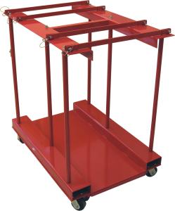 Buy cheap Mobile 8 In 1 Gas Cylinder Caddy With Polypropylene Casters Powder Coated product