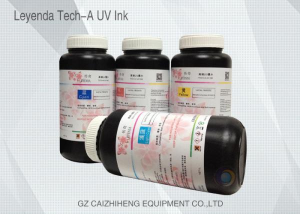 Quality 7 Color Ricoh Dynamic UV Printer Ink With Curing Led Light Non Toxic for sale