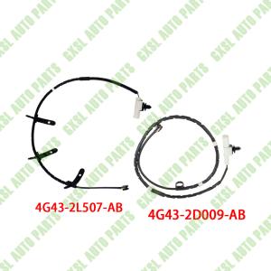 For Aston Martin DB9 2pcs Front & Rear Brake Pad Wear Sensor OEM 4G43-2D009-AB 4G43-2L507-AB