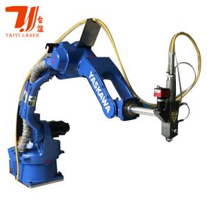 China Automatic Fiber Laser Cutting Machine With Yaskawa 6-Axis Manipulator Robot Arm on sale