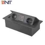 Factory customized embedded table tabletop pop up socket with Schuko/EU power