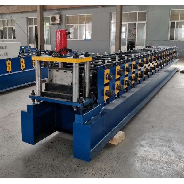 Metal Blue Door Frame Roll Forming Machine ISO 12 Stations