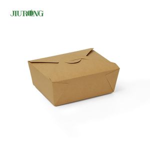 Buy cheap Jiurong Folding Biodegradable Disposable Paper Containers With Lids product