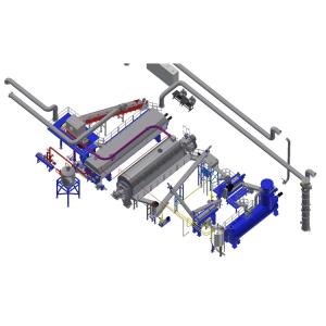 ISO9001 10000L 75kw Rendering Plant Cooker